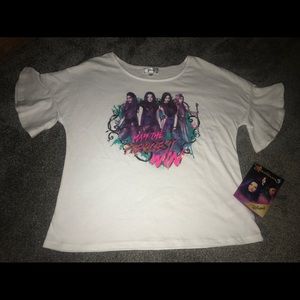 NWT Disney D-Signed Descendants Girls T Shirt L